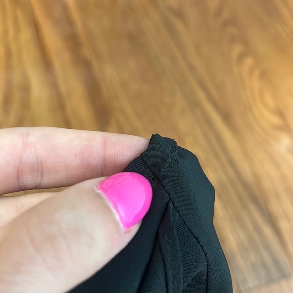 Topshop Tiffany Knot Mini Dress Black LBD Size 4 - Picture 5 of 12